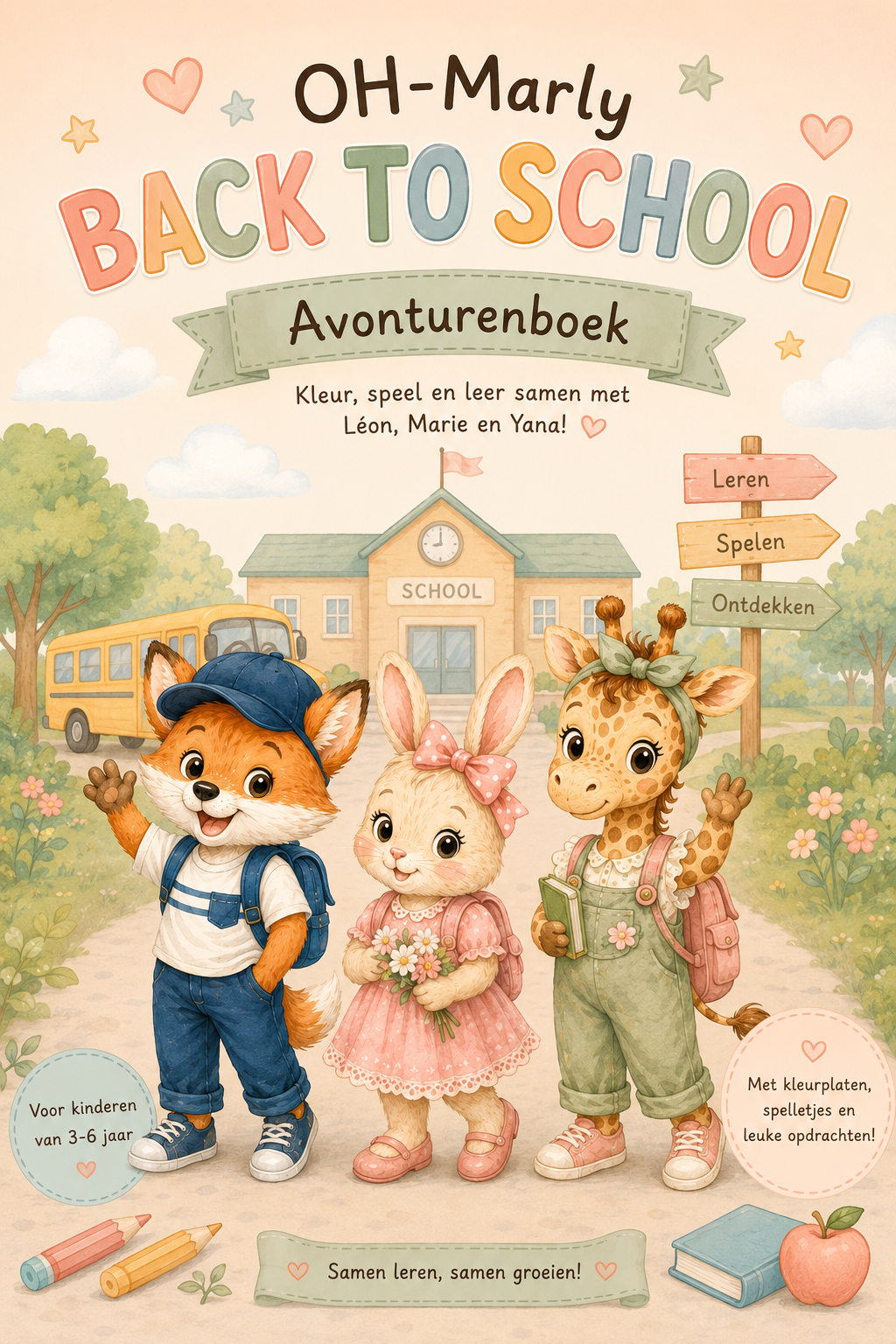 Speel- en Doeboek Back to School | 50+ Pagina's | PDF printbaar