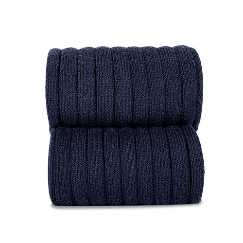 Condor - Basic rib kniekousen (Navy blue)