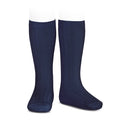 Condor - Basic rib kniekousen (Navy blue)