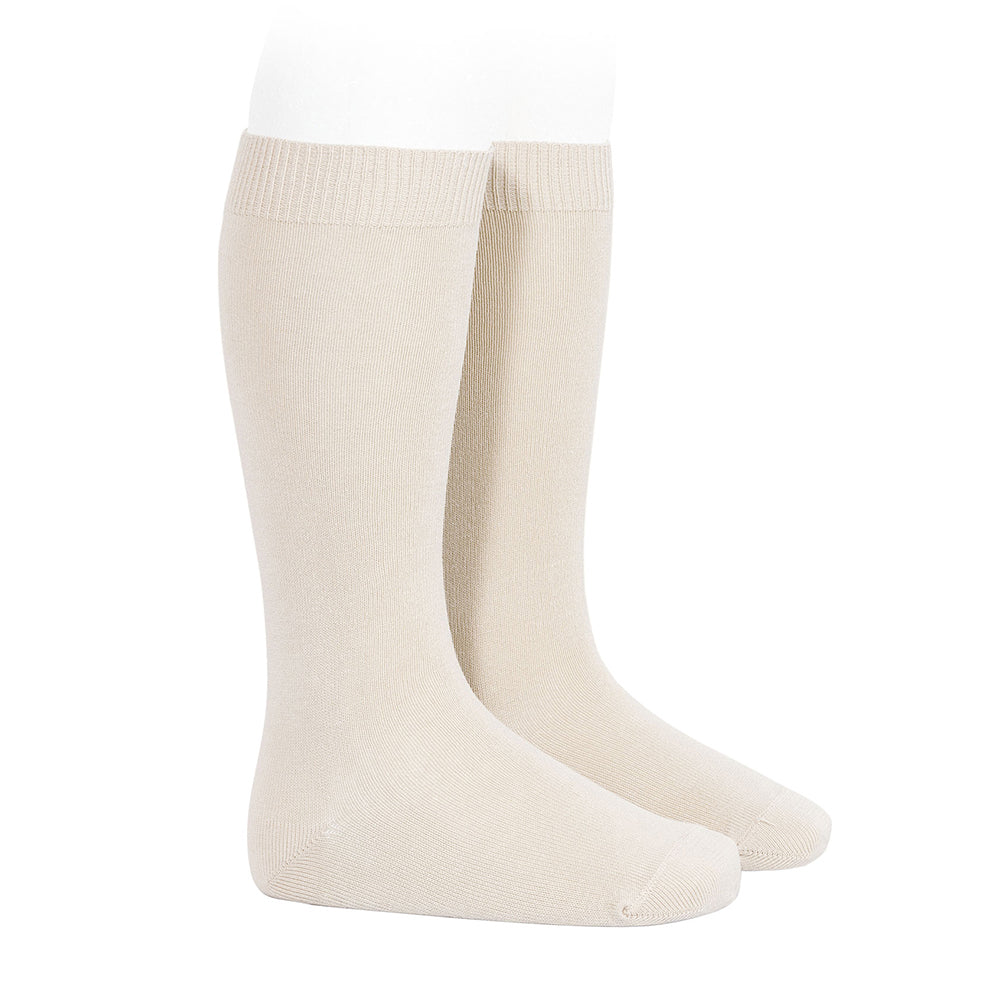 Condor - Plain stitch Kniekousen (Linen)