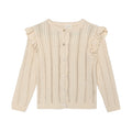 Minymo - Cardigan knit beige