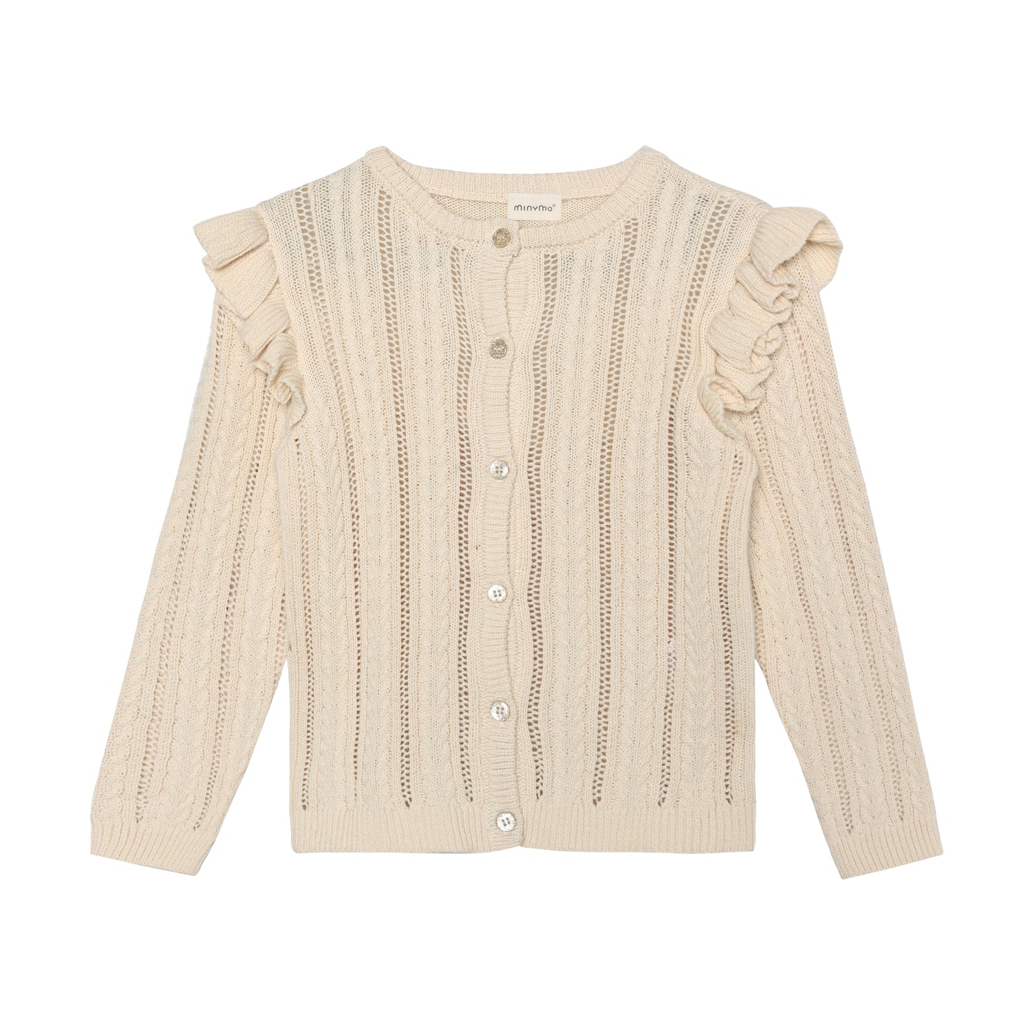 Minymo - Cardigan knit beige