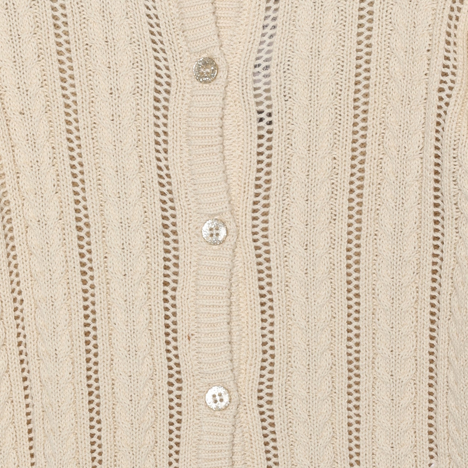 Minymo - Cardigan knit beige