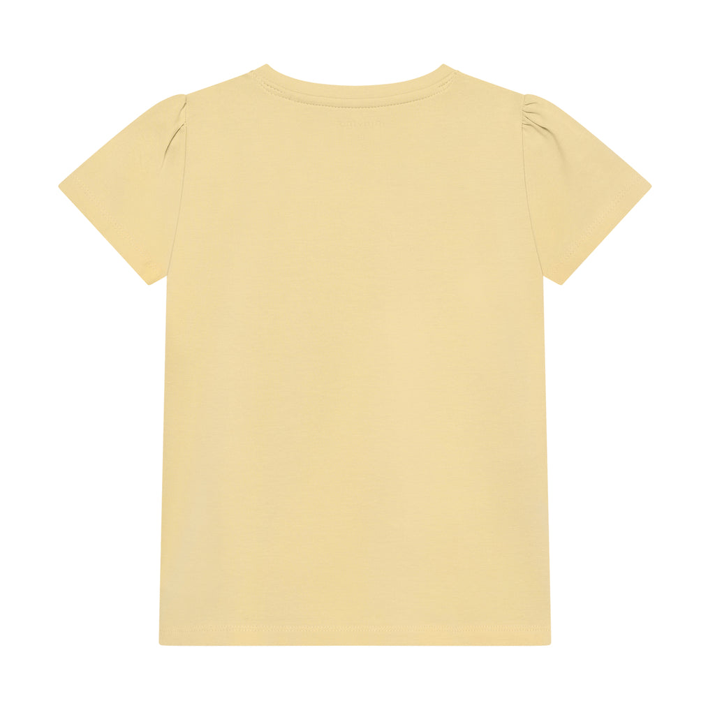 Minymo - T-shirt Yellow Flower
