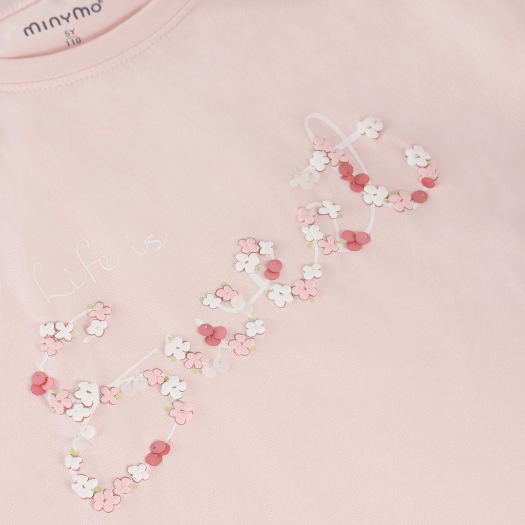 Minymo - T-shirt Rose