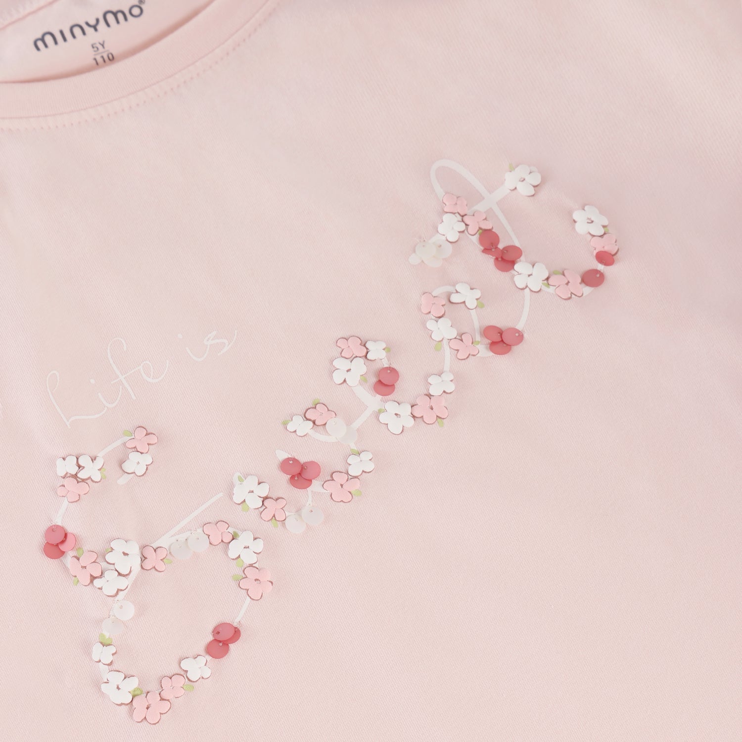 Minymo - T-shirt Rose