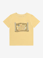 Minymo - T-shirt Schatkaart (zand/geelkleur)