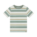 Minymo - T-shirt gestreept green