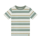 Minymo - T-shirt gestreept green