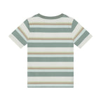 Minymo - T-shirt gestreept green