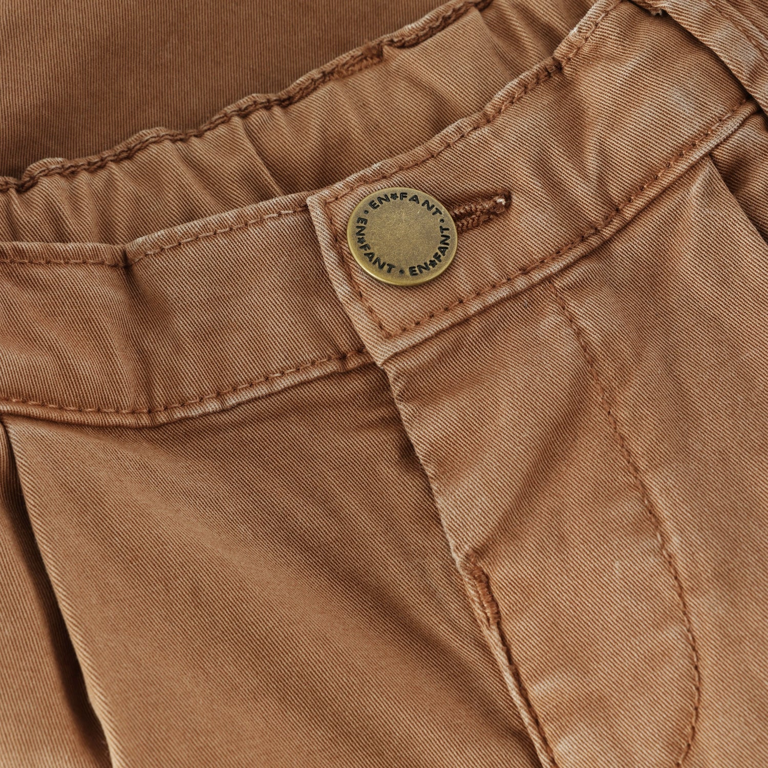 En Fant - Short woven brown