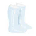 Cóndor - Kniekousen met side openwork (Baby Blue)