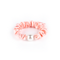 Busy Lizzie - Scrunchie met parel - light pink
