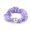 Busy Lizzie - Scrunchie met parel - Lila