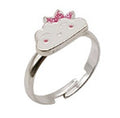 Busy Lizzie - Verstelbare ring - wolkje (silver)