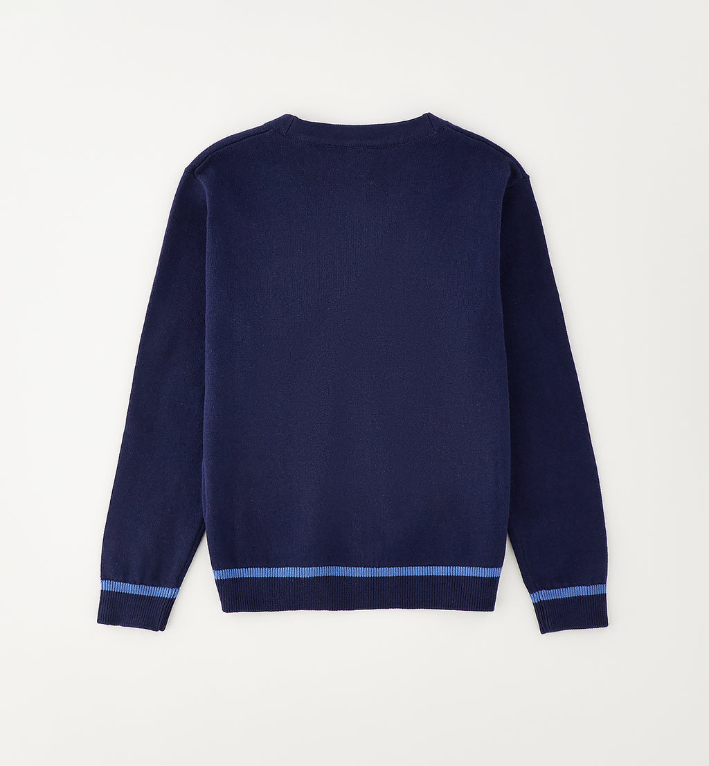 iDO - Knitted cardigan blue
