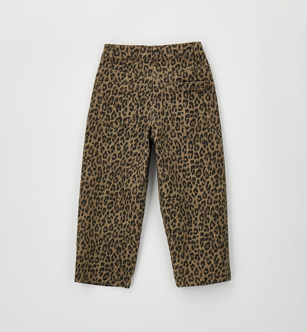 Luipaardprint broek van iDO met aanpasbare taille