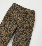 Luipaardprint broek van iDO met aanpasbare taille