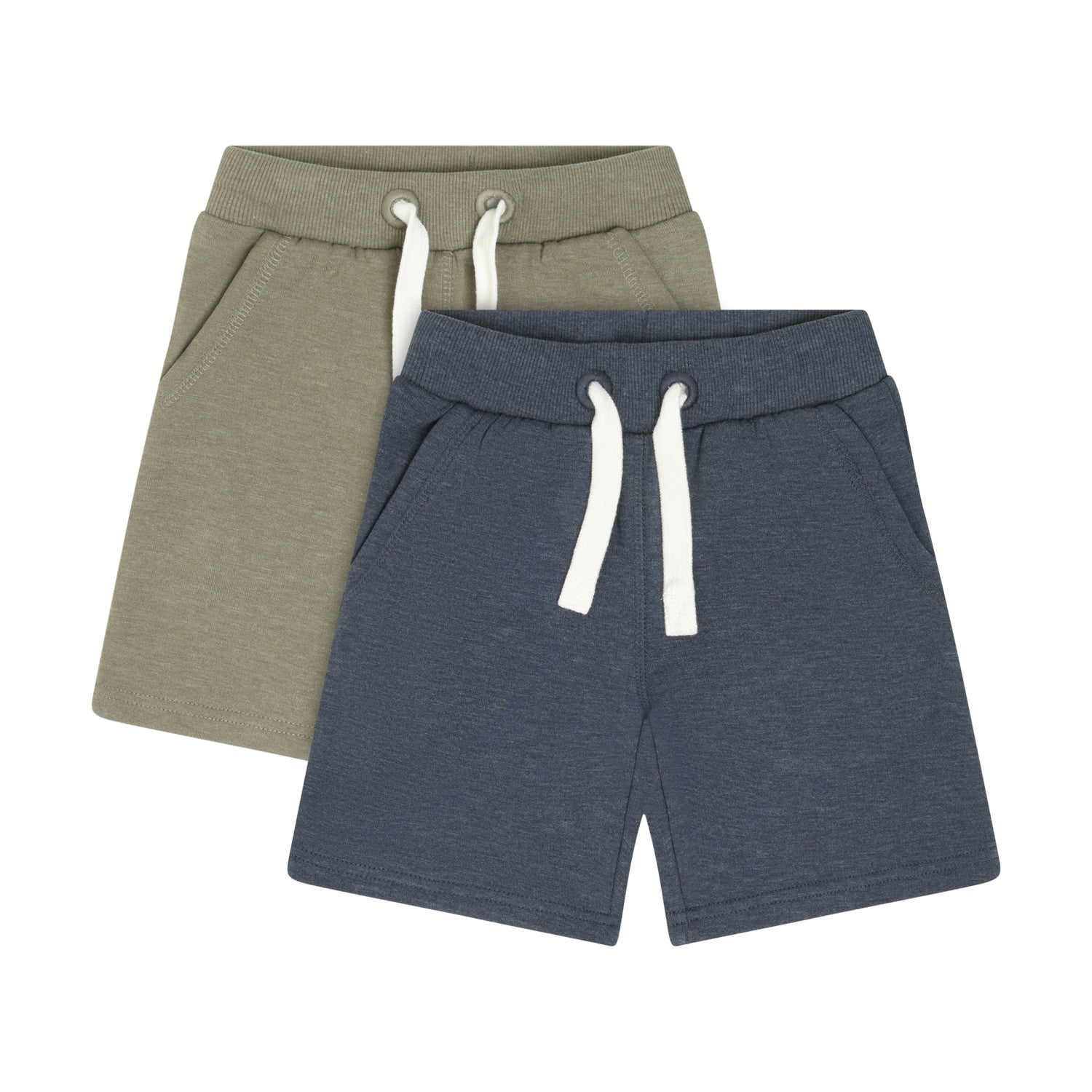 Minymo - Basic short (2-pack) Khaki/marine
