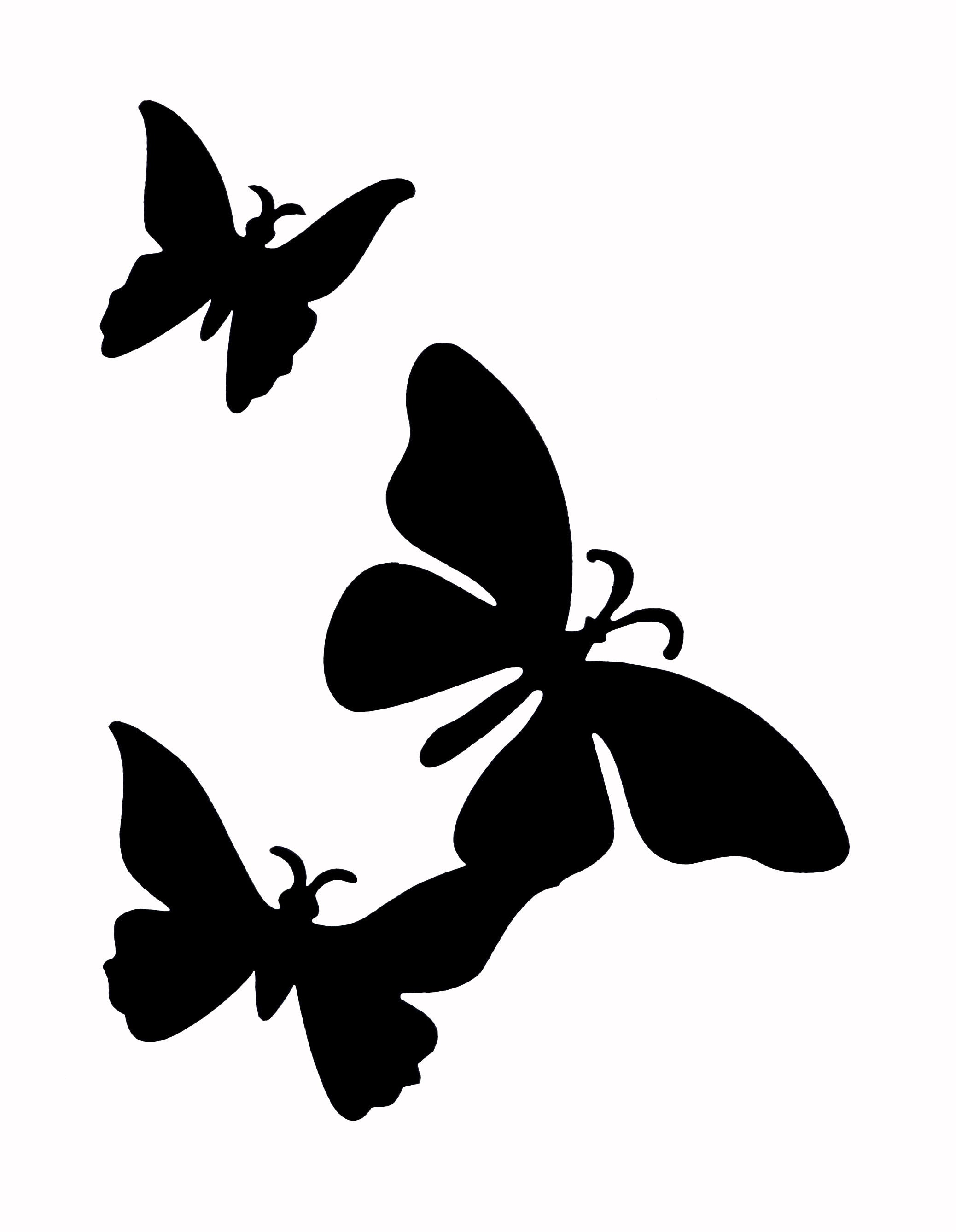 Superstar - Glittertattoo stencil Vlinder