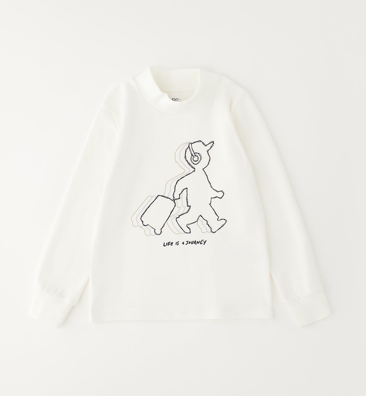 iDO - Longsleeve Life is journey off white