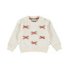 Dirkje - Sweater strikjes girls blossom breeze