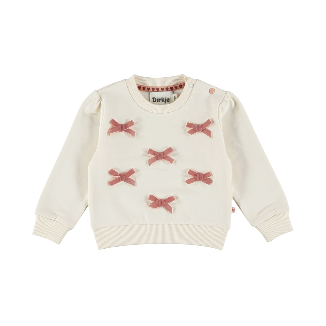 Dirkje - Sweater strikjes girls blossom breeze