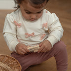 Dirkje - Sweater strikjes girls blossom breeze