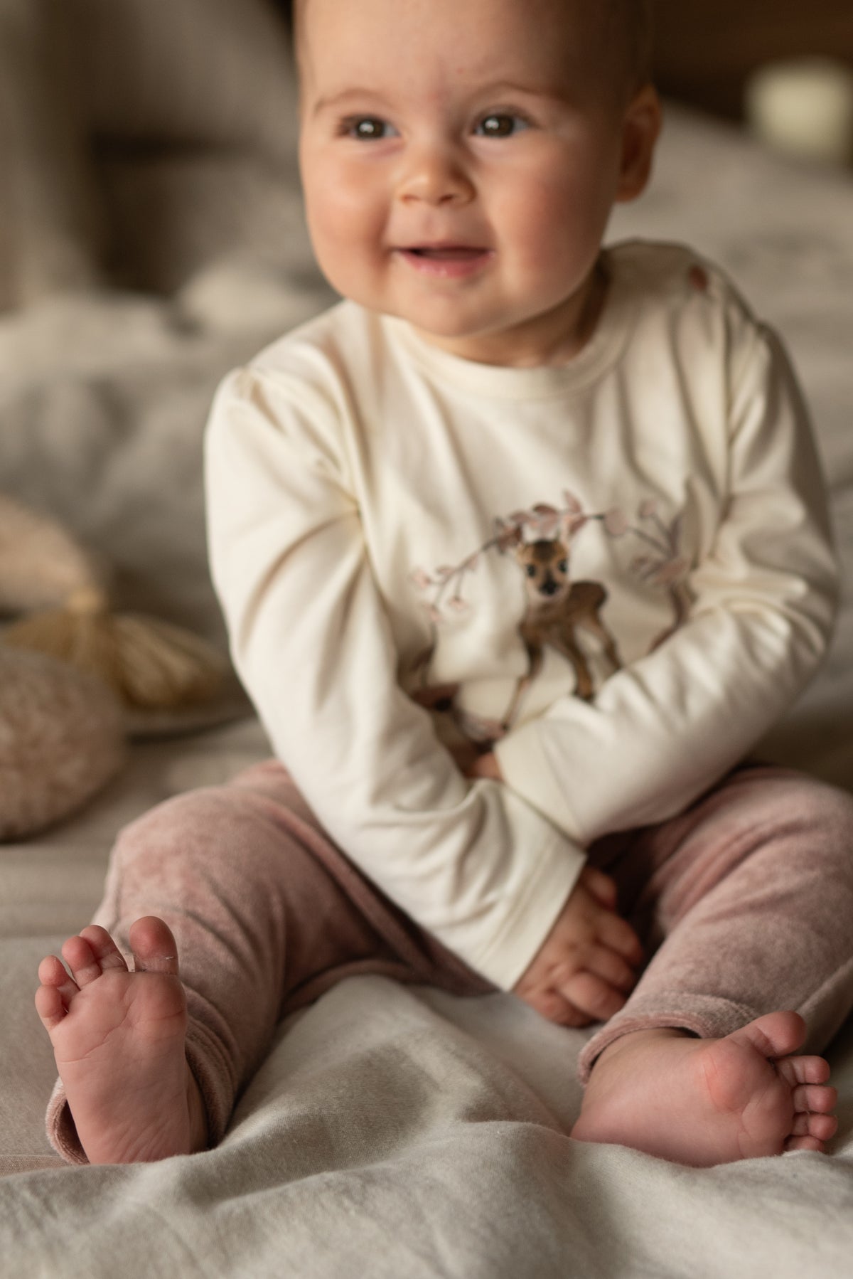 Dirkje - Longsleeve Girls blossom breeze
