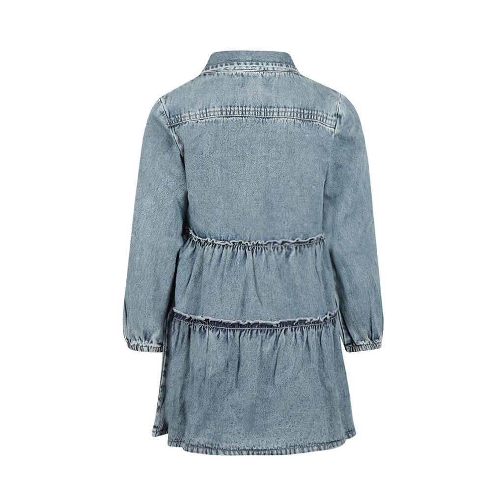 Koko Noko Denim Jurk Meisjes – Denimblauw