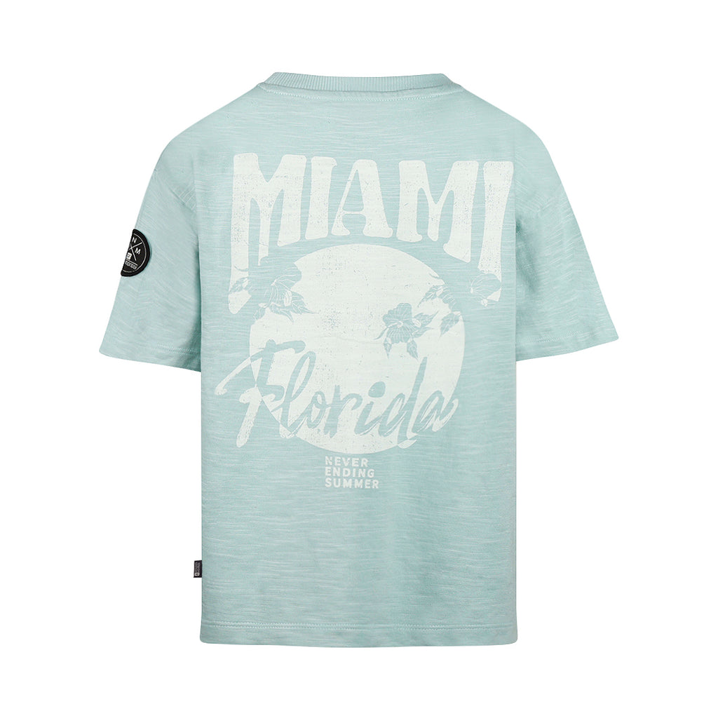 No Way Monday  - T-shirt voor jongens met korte mouwen (Miami)