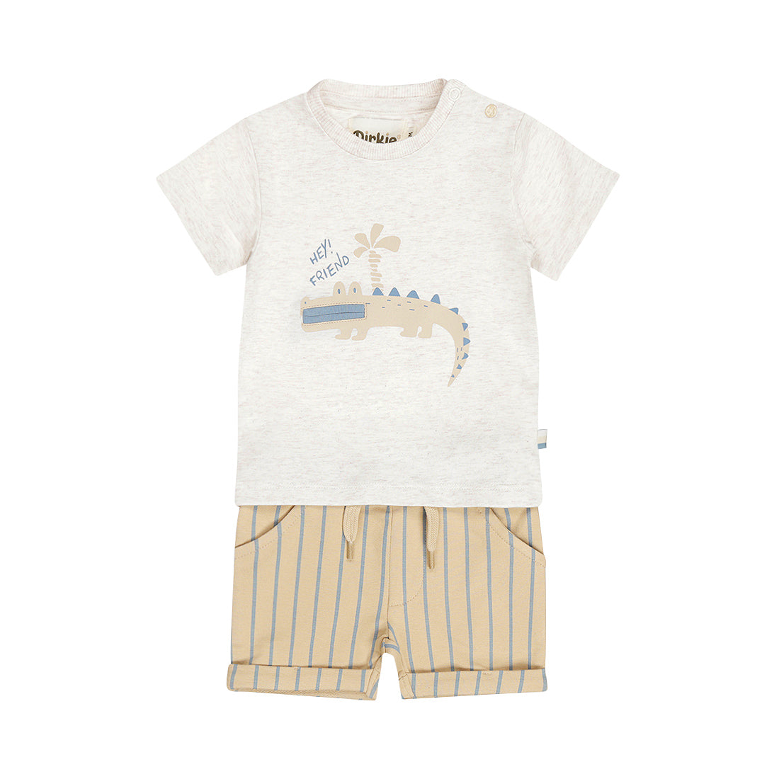 Dirkje - Set T-shirt met short Krokodil