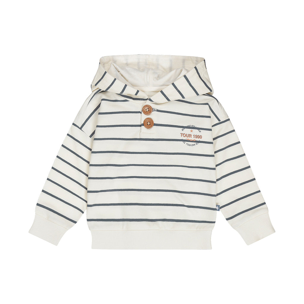 Dirkje - Sweater met kap gestreept