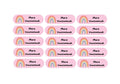Labels Roze regenboog