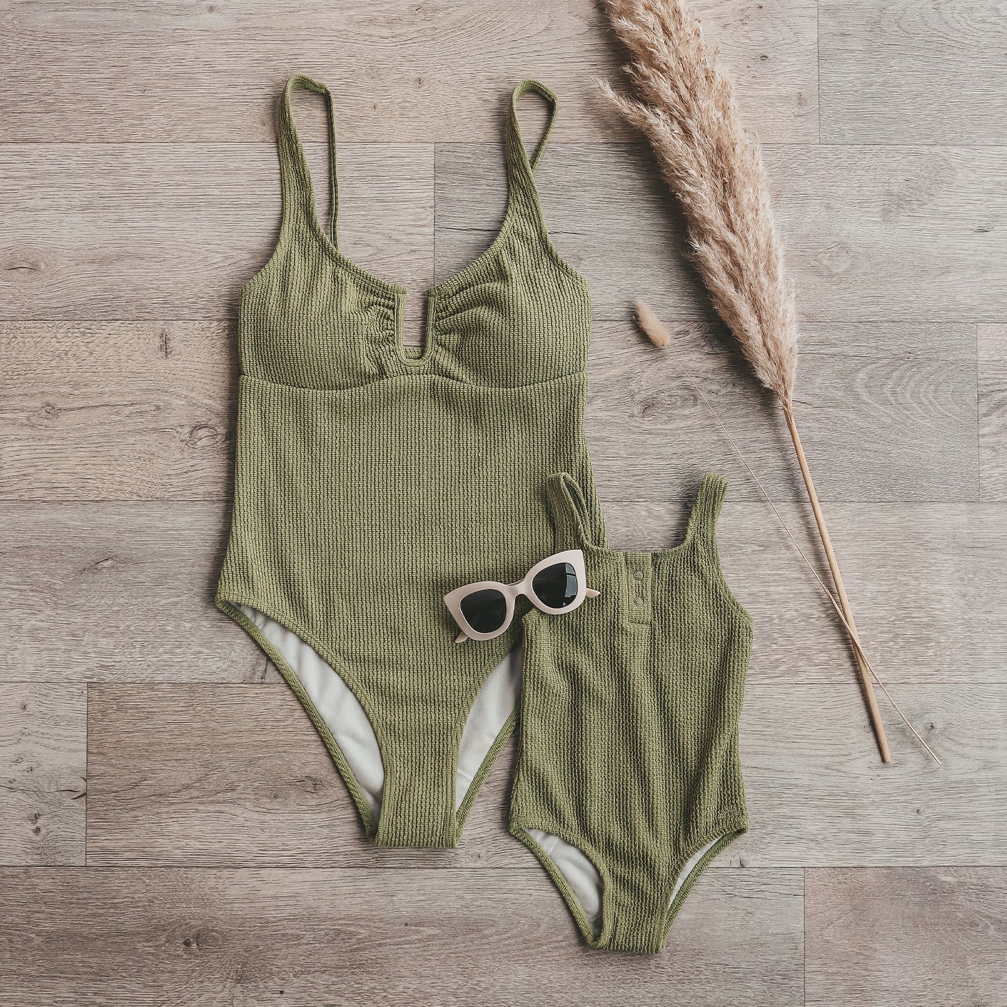 Salted Stories - Badpak vrouwen Crinkle UPF50+