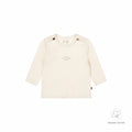 Dirkje - Longsleeve off white Enjoy every little moment