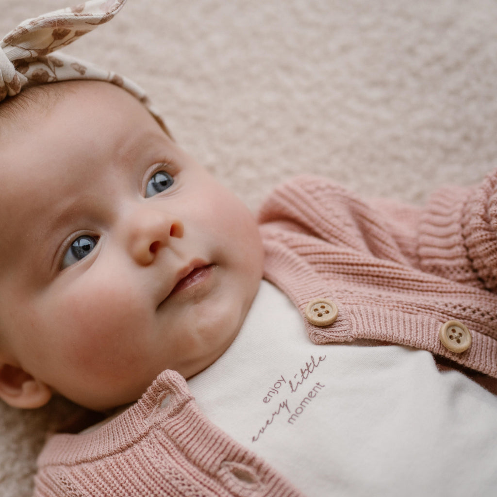 Dirkje - Longsleeve off white Enjoy every little moment