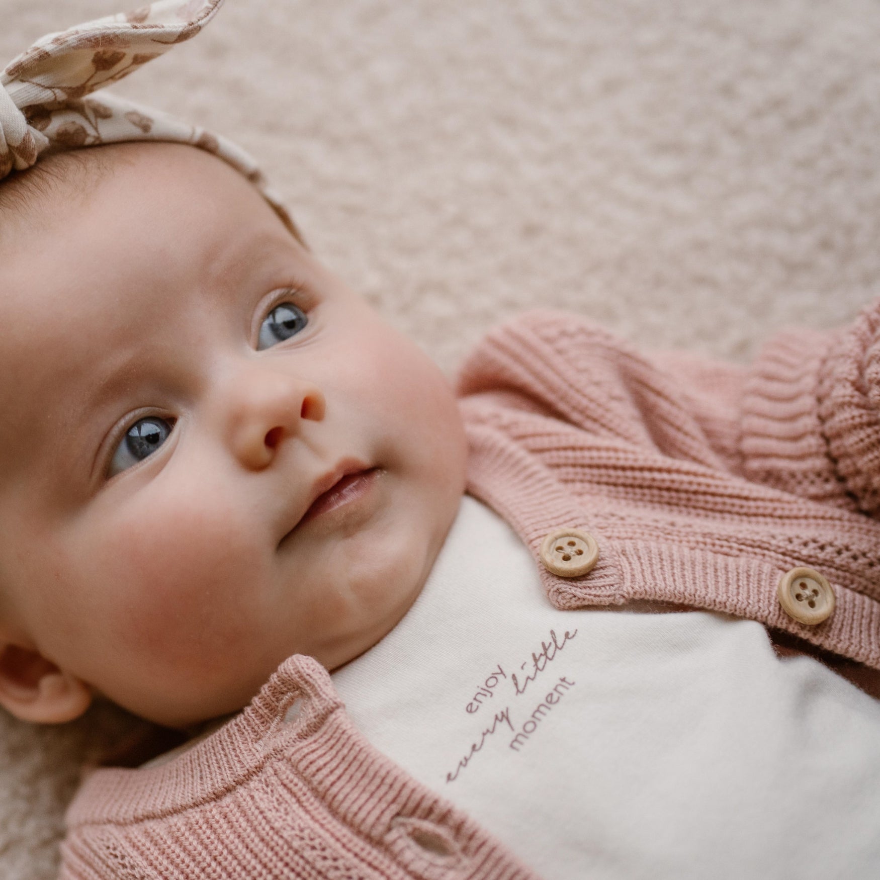 Dirkje - Longsleeve off white Enjoy every little moment