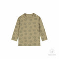 Dirkje - Longsleeve Faded green leeuw