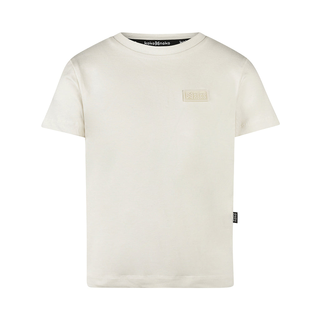 Koko Noko Basic T-shirt Kinderen off white| Pre-order t.e.m. 3 augustus