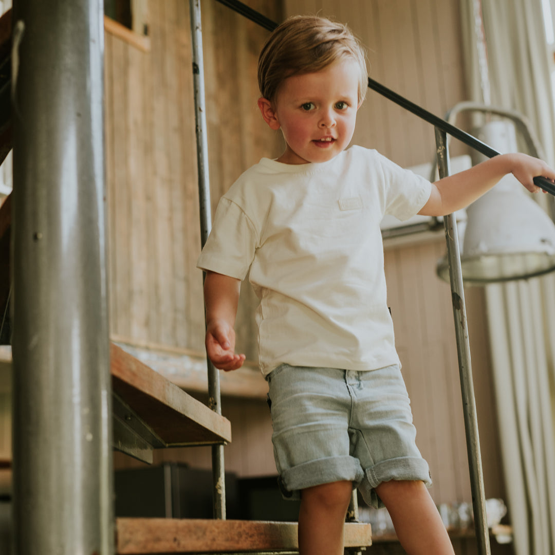 Koko Noko Basic T-shirt Kinderen off white| Pre-order t.e.m. 3 augustus