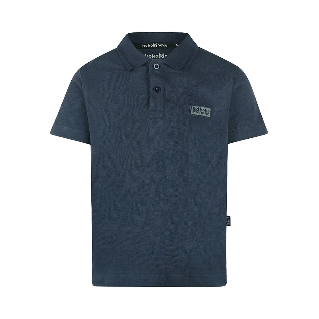 Koko Noko Basic Polo shirt Kinderen Navy blue | Pre-order t.e.m. 3 augustus