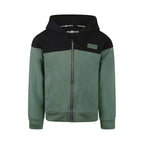 Koko Noko Jongens Hoodievest met Ritssluiting Green/black | Pre-order ✨
