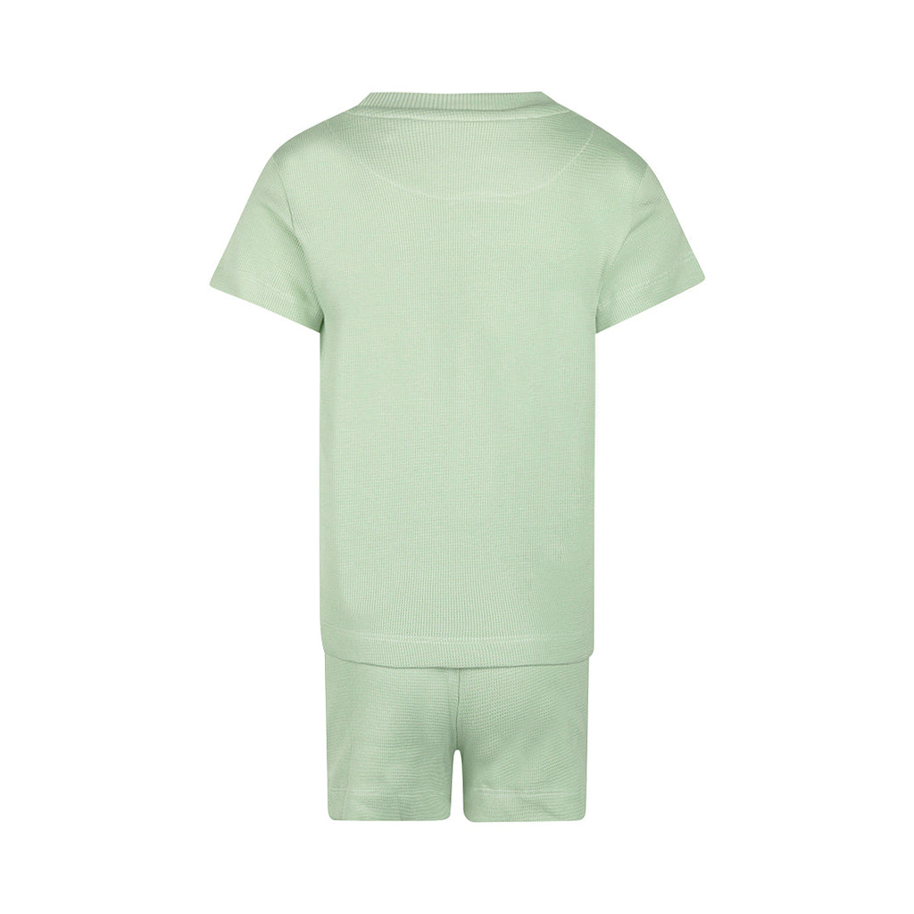 Koko Noko korte Kinderpyjama Unisex| 2-delige Pyjamaset Green | Pre-order