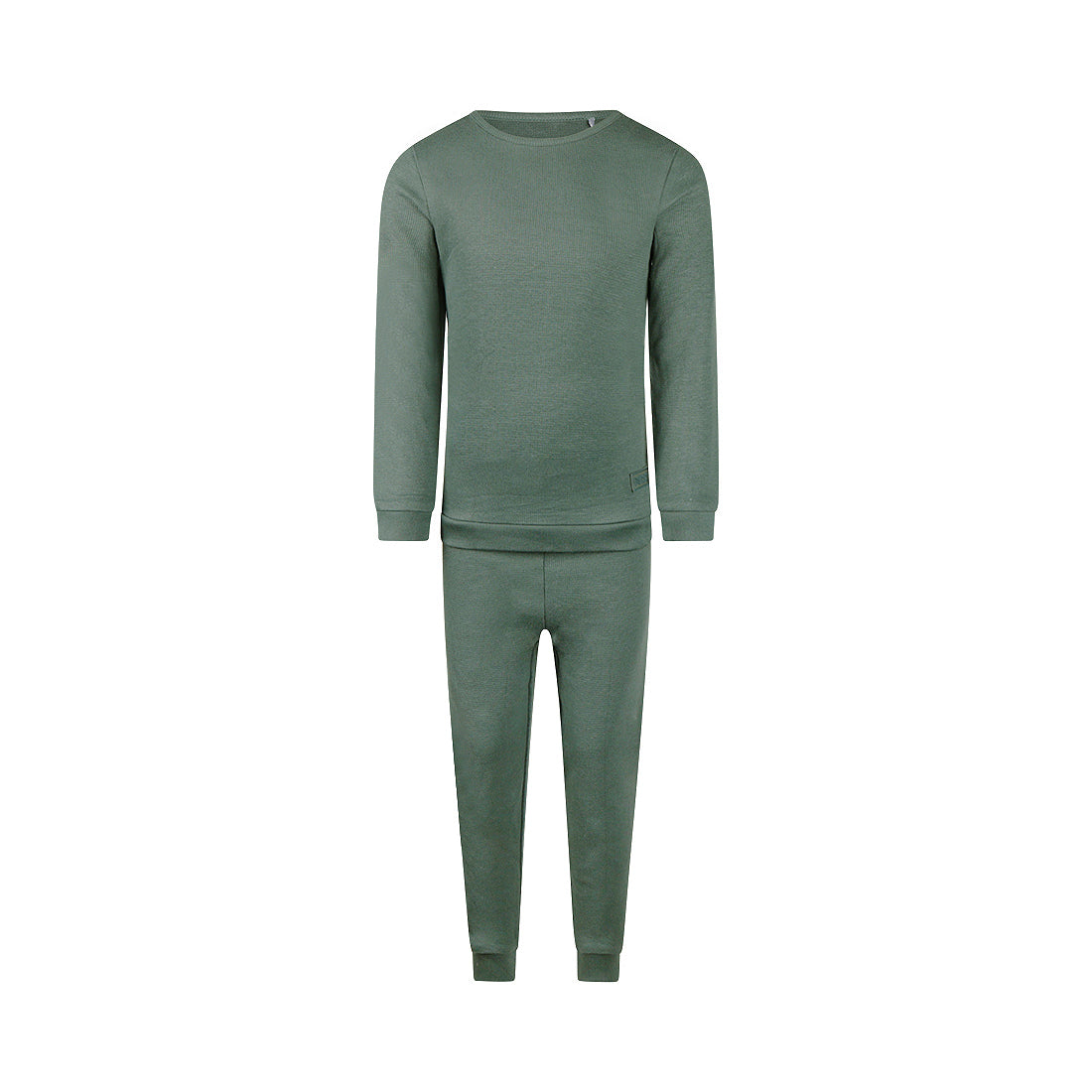 Koko Noko Kinderpyjama Boys| 2-delige Pyjamaset Boys Dark Green| Pre-order