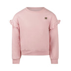 Meisjes Sweater met Ruffle Details Roze – Pre-order ✨