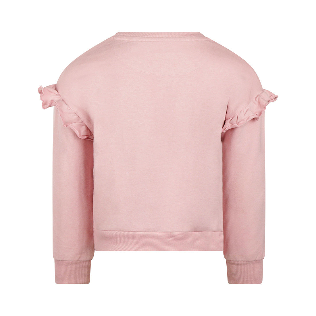 Meisjes Sweater met Ruffle Details Roze – Pre-order ✨