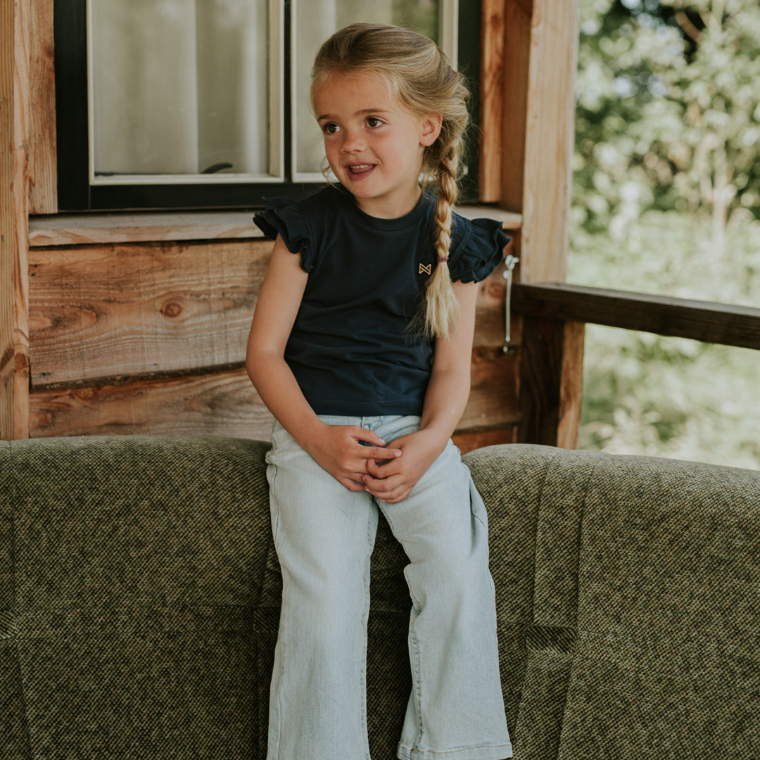 Koko Noko Meisjes Wide Leg Jeans – Trendy Denim Broek | Pre-order ✨