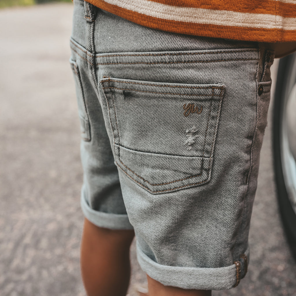 Your Wishes - Short Denim grijs