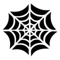 Superstar - Glittertattoo stencil Spinnenweb